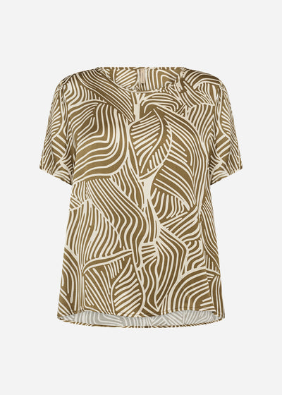 SC-SIGNORA 1 Bluse Oliven