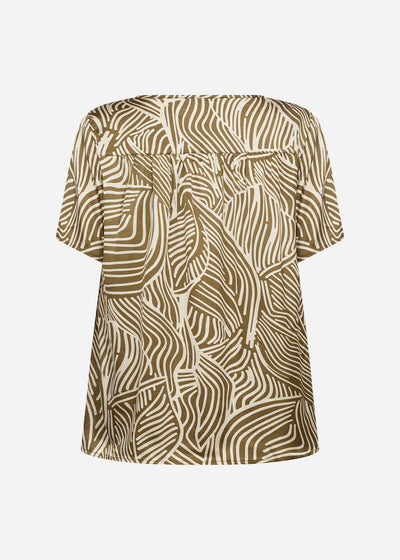 SC-SIGNORA 1 Bluse Oliven