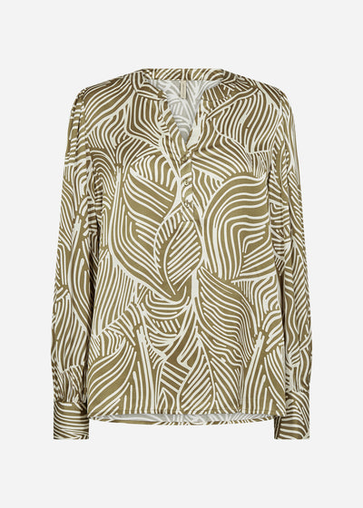 SC-SIGNORA 2 Bluse Oliven