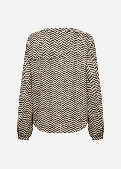 SC-SELIA 2 Bluse Sort