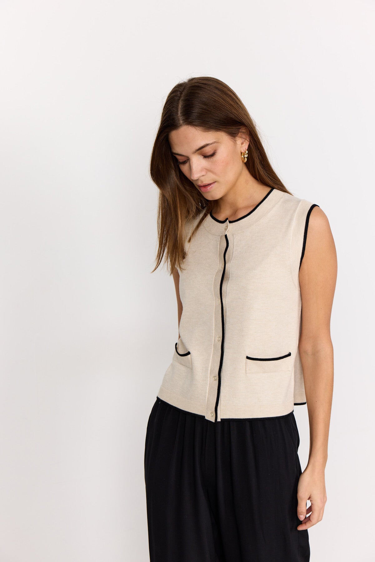 SC-DOLLIE 792 Vest Creme