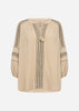SC-SEBORA 1 Bluse Sand