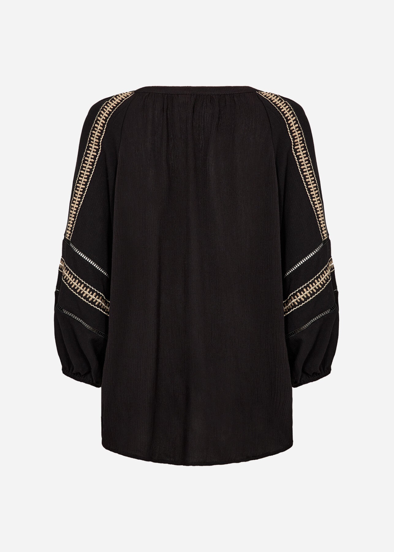 SC-SEBORA 1 Bluse Sort