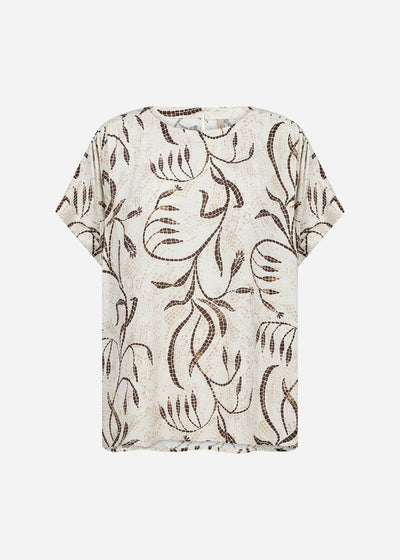 SC-SABIRA 1 Bluse Sand