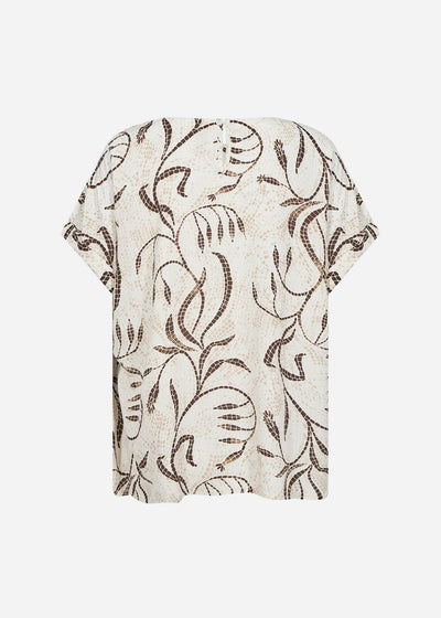 SC-SABIRA 1 Bluse Sand