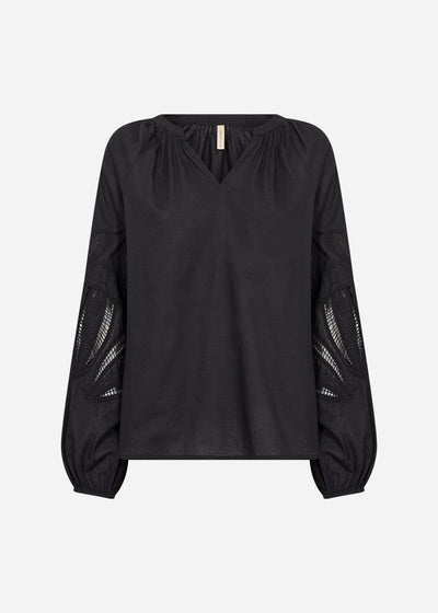 SC-CALISTE 21 Bluse Sort