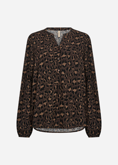 SC-SAFIRA 1 Bluse Mørk brun