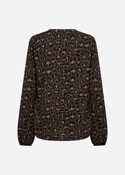 SC-SAFIRA 1 Bluse Mørk brun