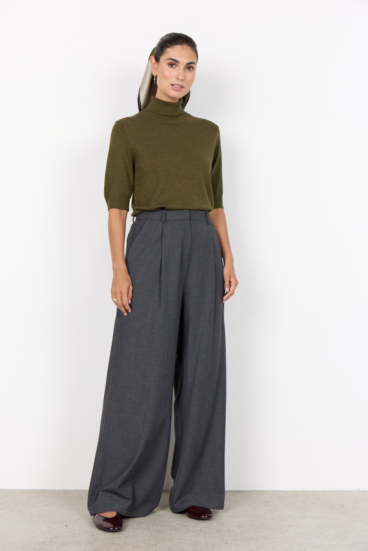 SC-DOLLIE 740 Pullover Mørkegrøn