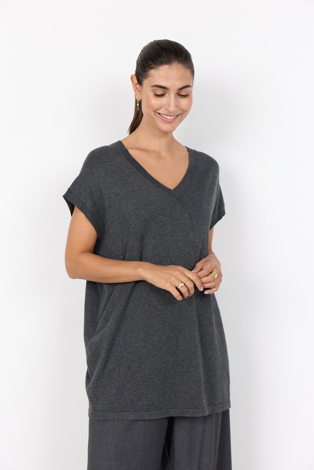 SC-DOLLIE 797 Vest Mørk grå