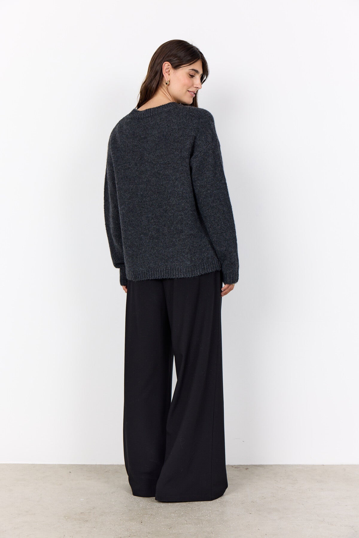 SC-GUNNA 1 Pullover Mørk grå