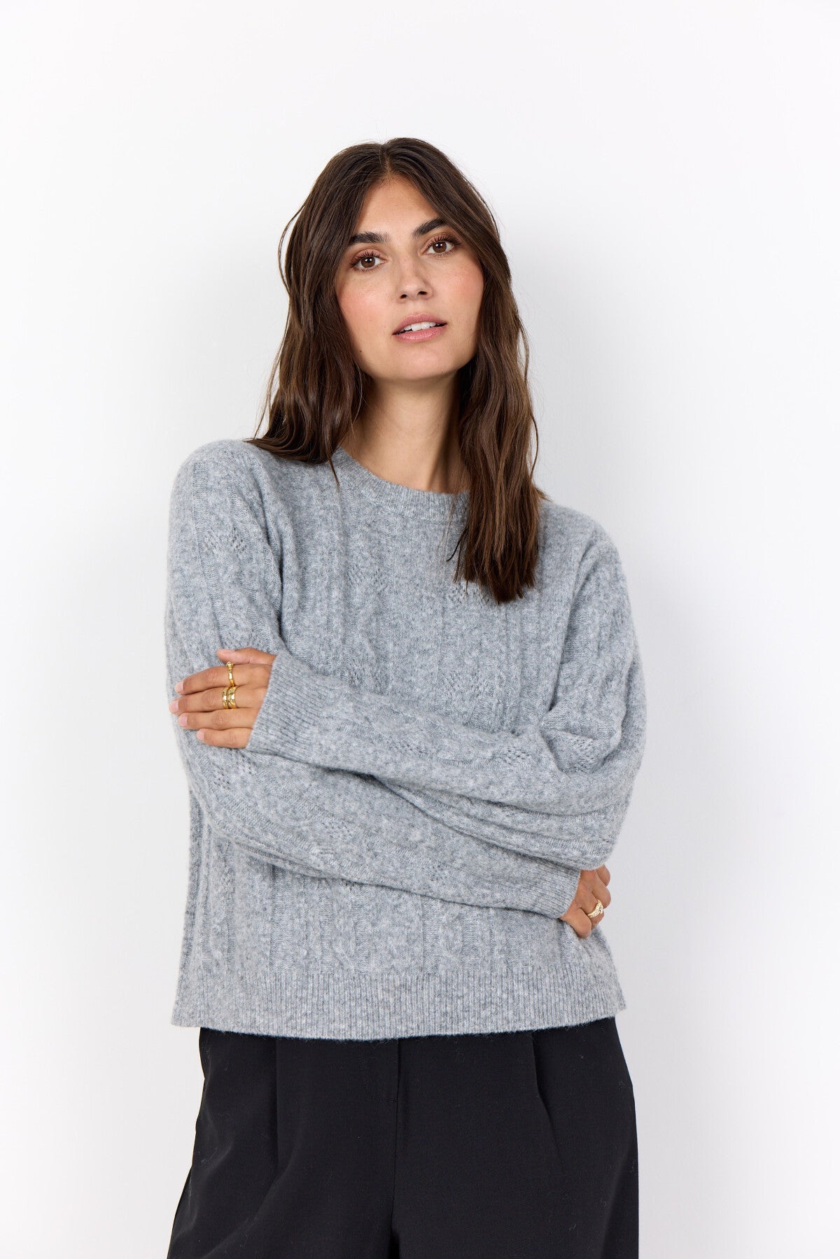 SC-VIKI 1 Pullover Grå