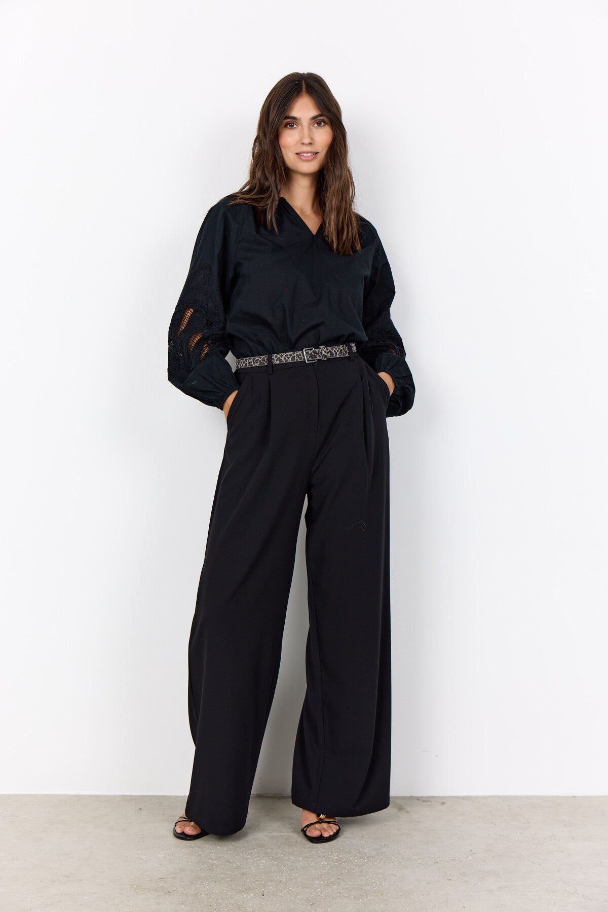 SC-CALISTE 21 Bluse Sort