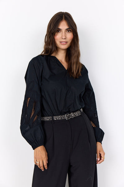 SC-CALISTE 21 Bluse Sort