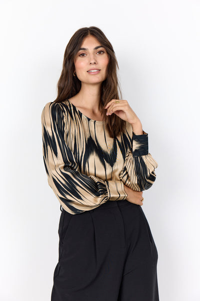 SC-VARISSA 1 Bluse Sand