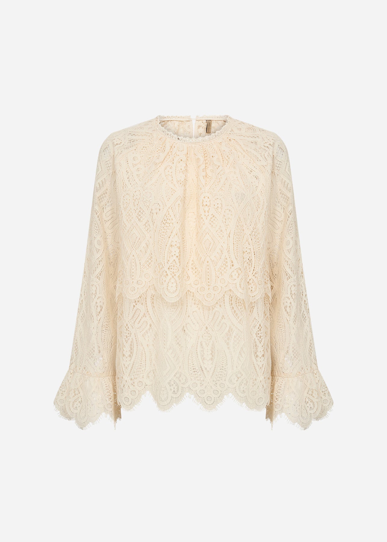 SC-VAHIDA 1 Bluse Creme