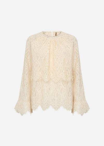 SC-VAHIDA 1 Bluse Creme
