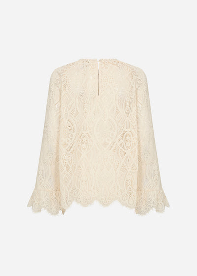 SC-VAHIDA 1 Bluse Creme