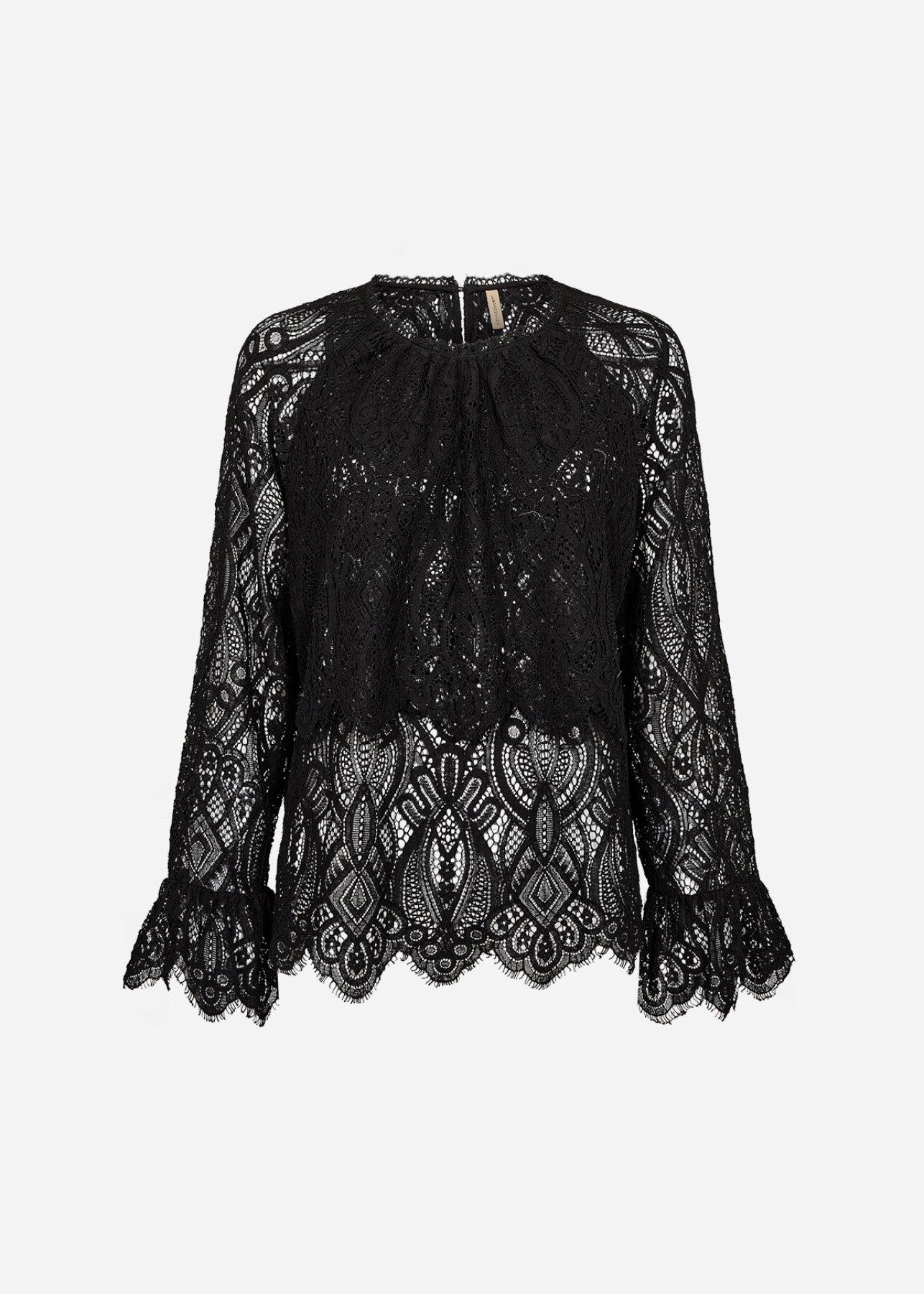 SC-VAHIDA 1 Bluse Sort