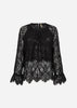 SC-VAHIDA 1 Bluse Sort