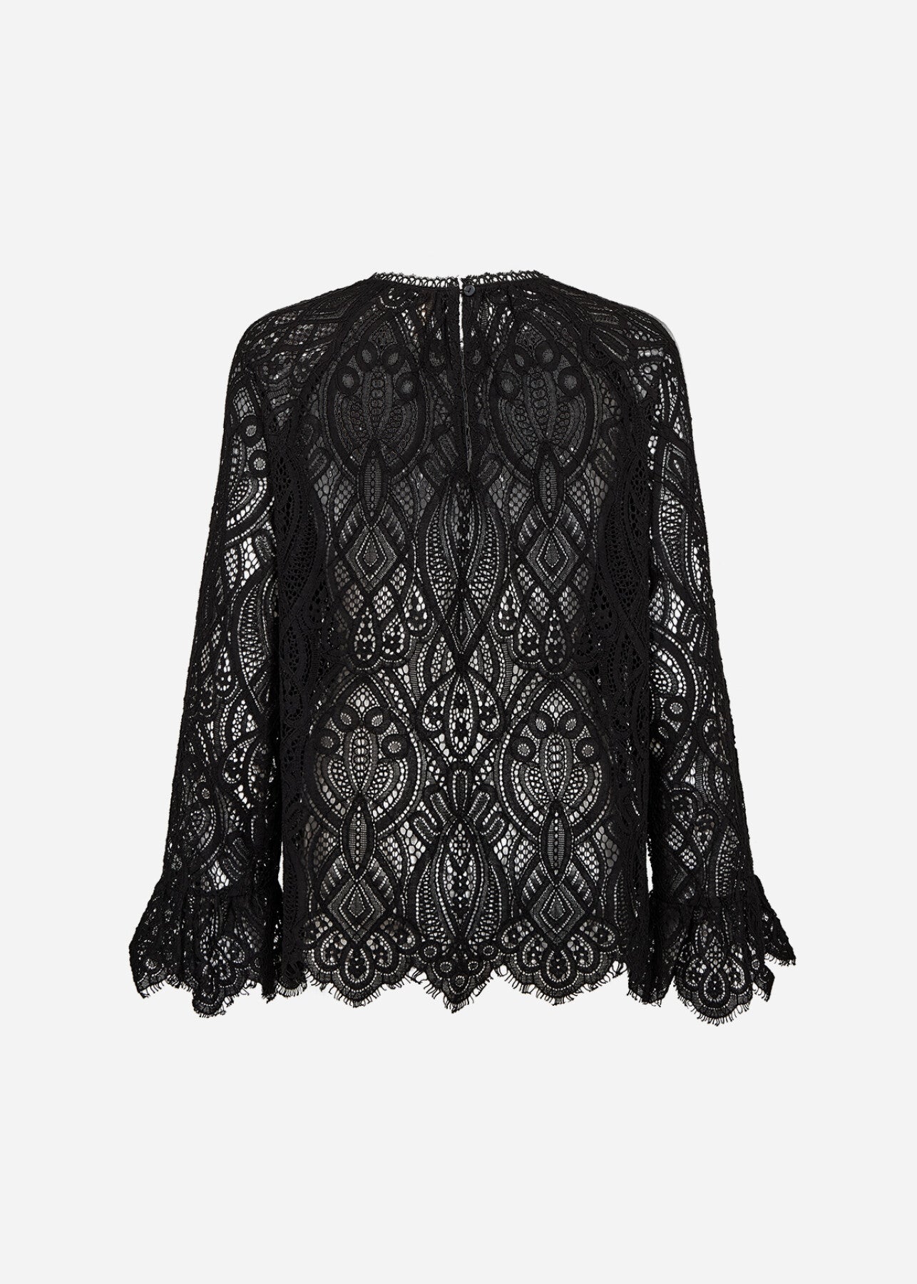 SC-VAHIDA 1 Bluse Sort