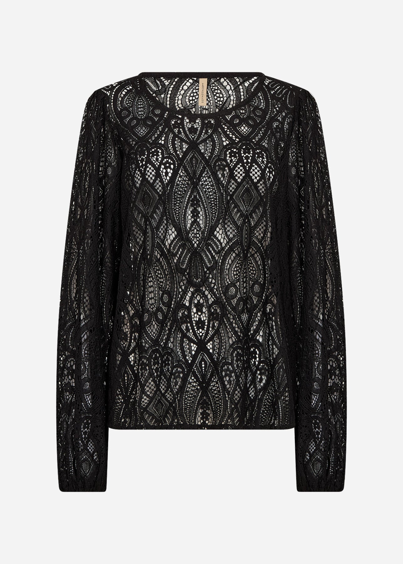 SC-VAHIDA 2 Bluse Sort