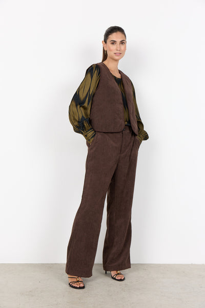 SC-BINDI 17 Vest Mørk brun