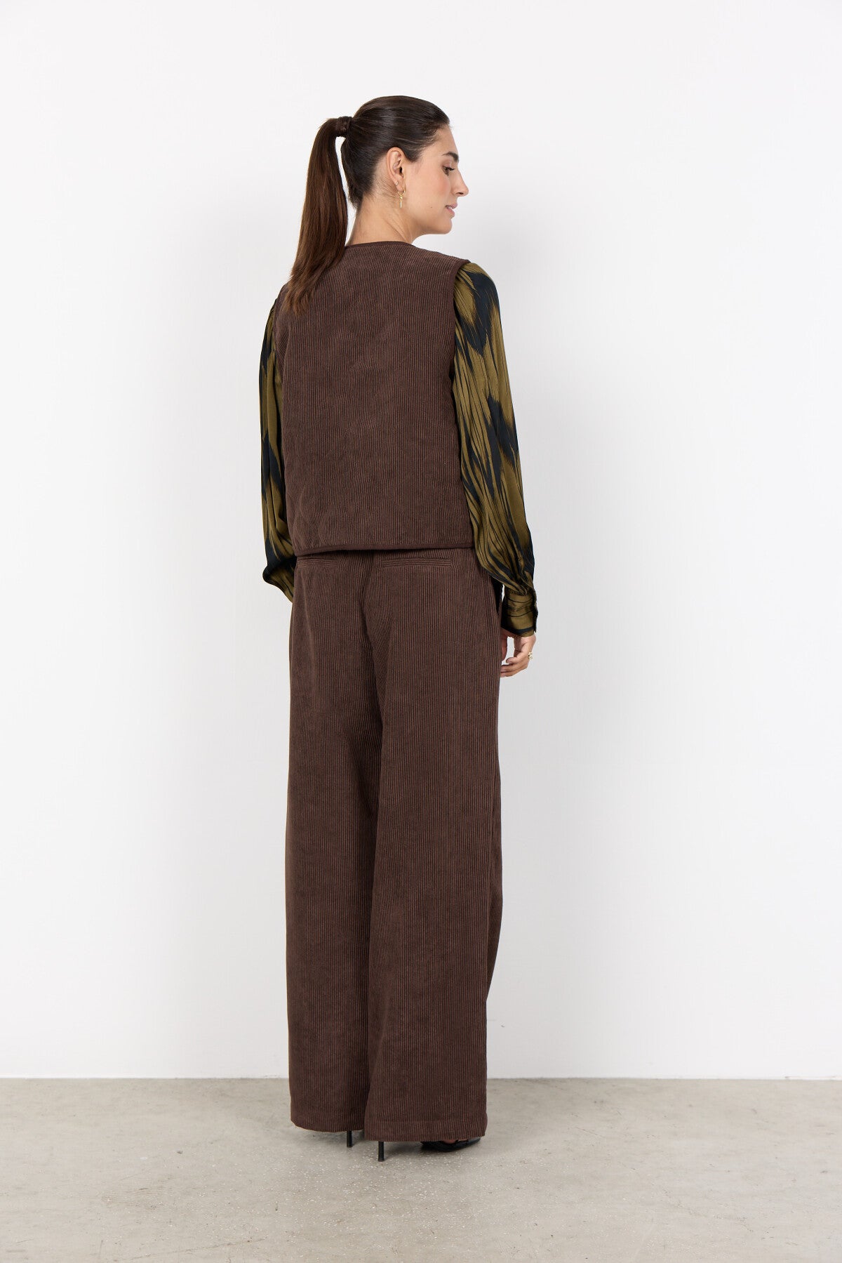 SC-BINDI 17 Vest Mørk brun