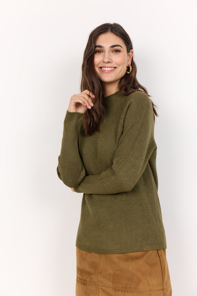 SC-KANITA 4 Pullover Mørkegrøn