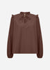 SC-NETTI 108 Bluse Mørk brun