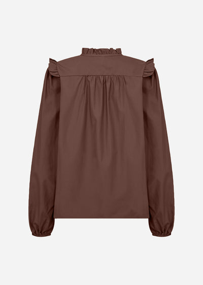 SC-NETTI 108 Bluse Mørk brun