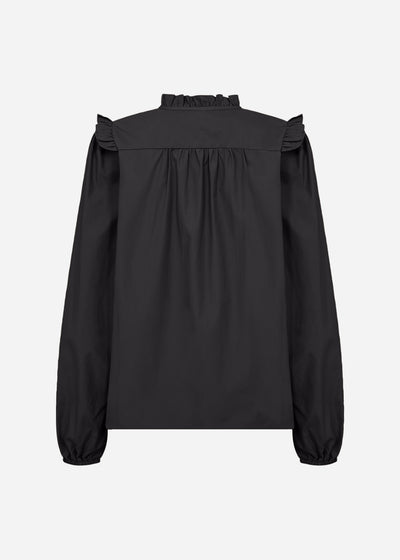 SC-NETTI 108 Bluse Sort