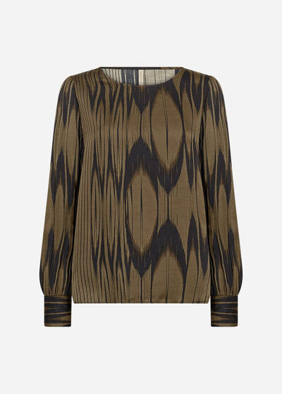 SC-VARISSA 1 Bluse Mørkegrøn