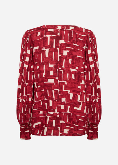 SC-VEBINA 1 Bluse Rød