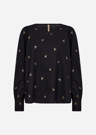 SC-VIBEN 2 Bluse Sort