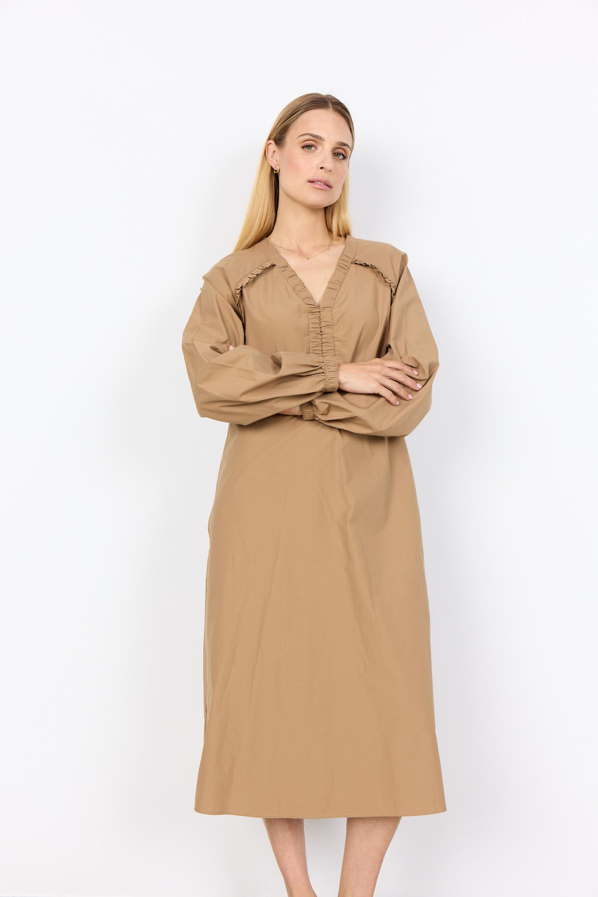 SC-NETTI 111 Kjole Mørk sand