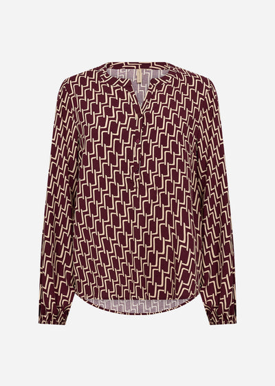 SC-VARLA 4 Bluse Bordeaux