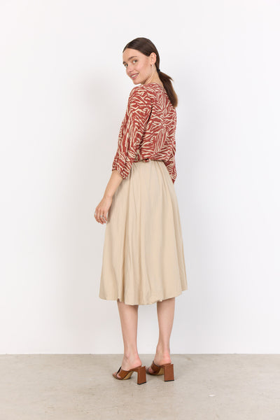 SC-SADE 2 Bluse Rust rød