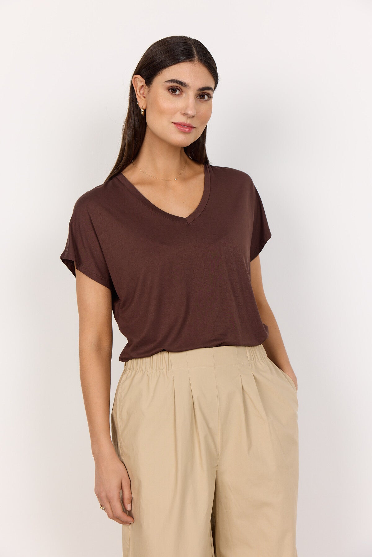 SC-MARICA 32 T-shirt Mørk brun