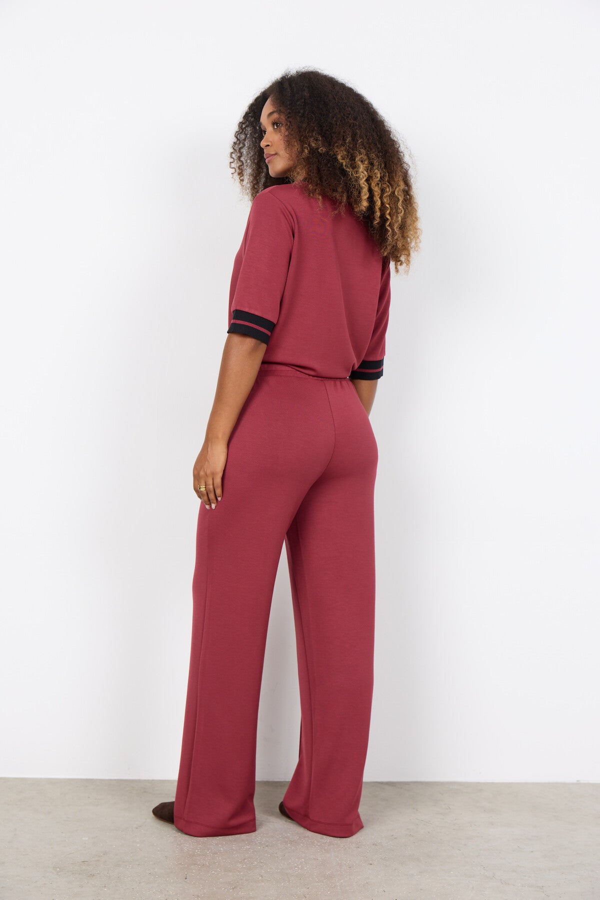 SC-BANU 286 Bluse Rubin rød