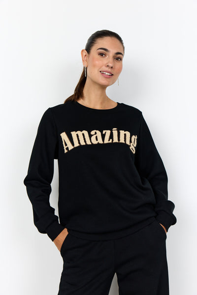 SC-ANGELIN 1 Sweatshirt Sort