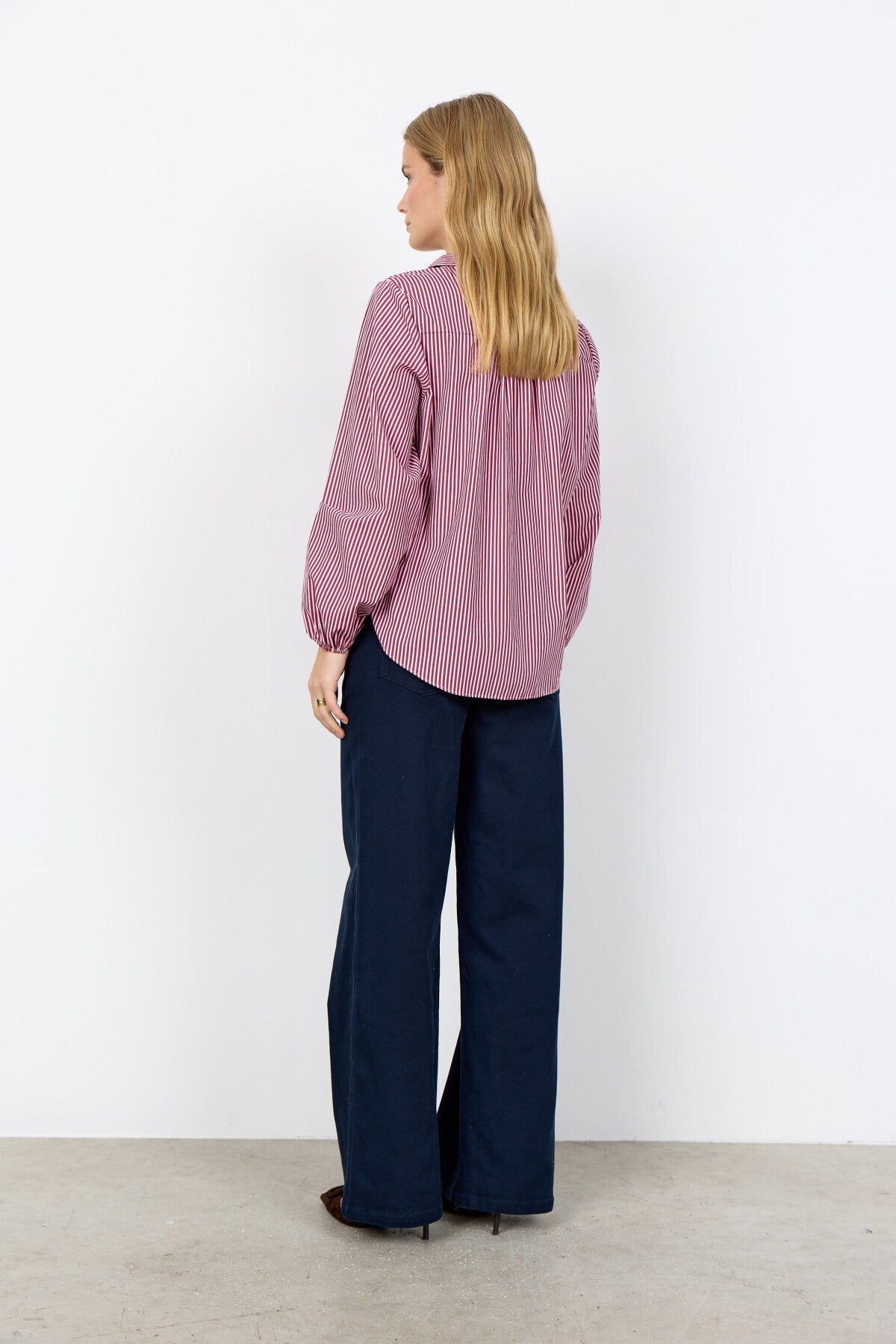 SC-BELINDA 1 Skjorte Rubin rød