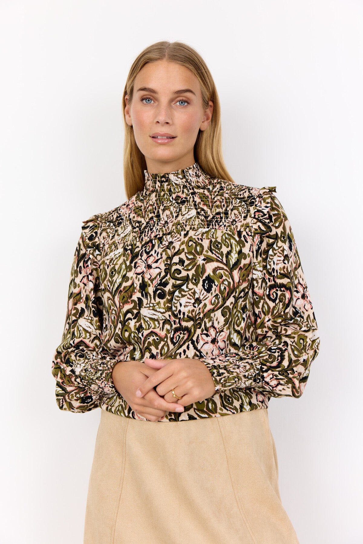 SC-VAVA 2 Bluse Mørkegrøn