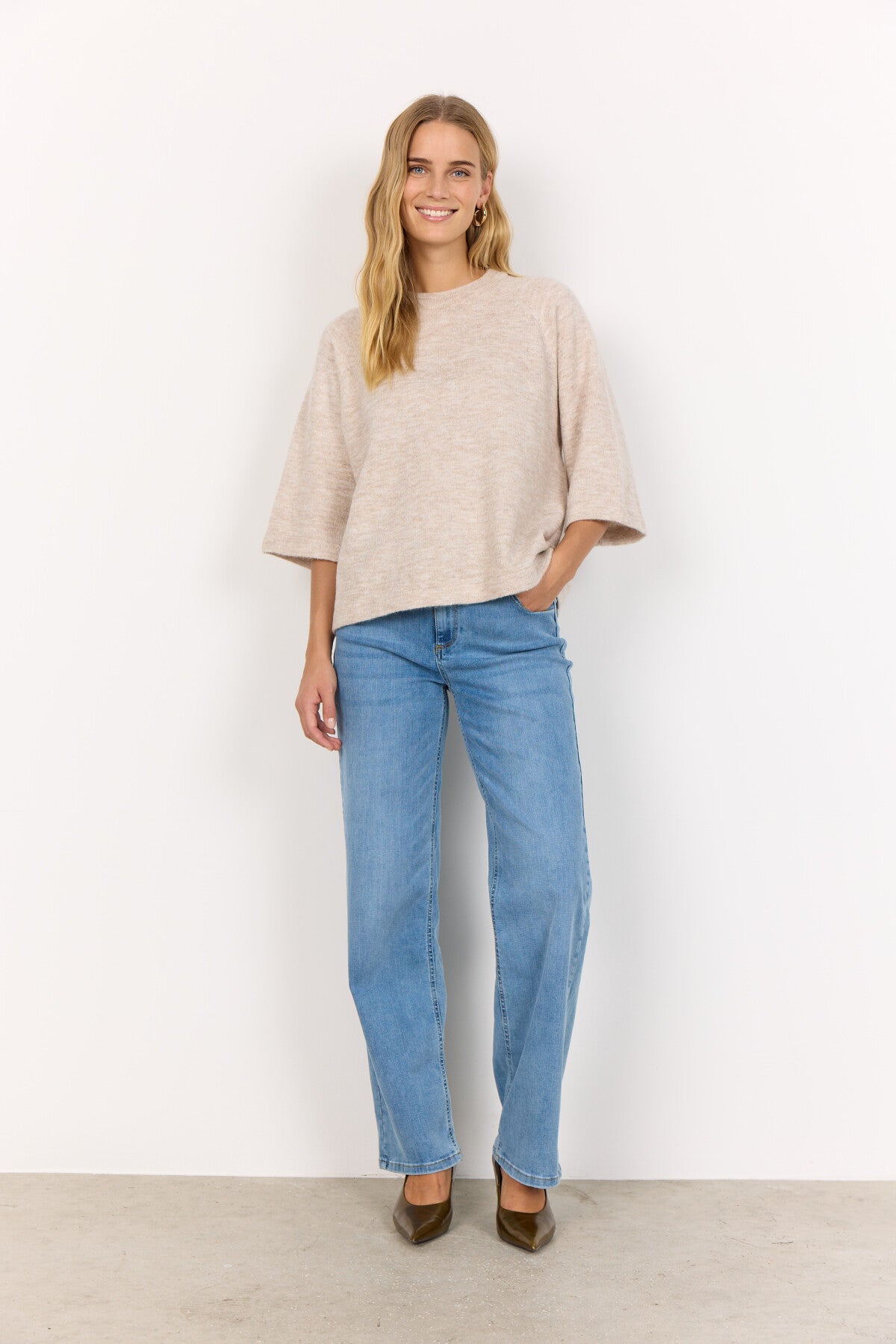 SC-ORLEAN 1 Pullover Lys sand