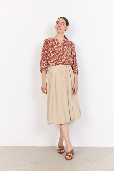 SC-SADE 2 Bluse Rust rød