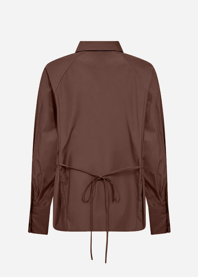 SC-NETTI 109 Skjorte Mørk brun