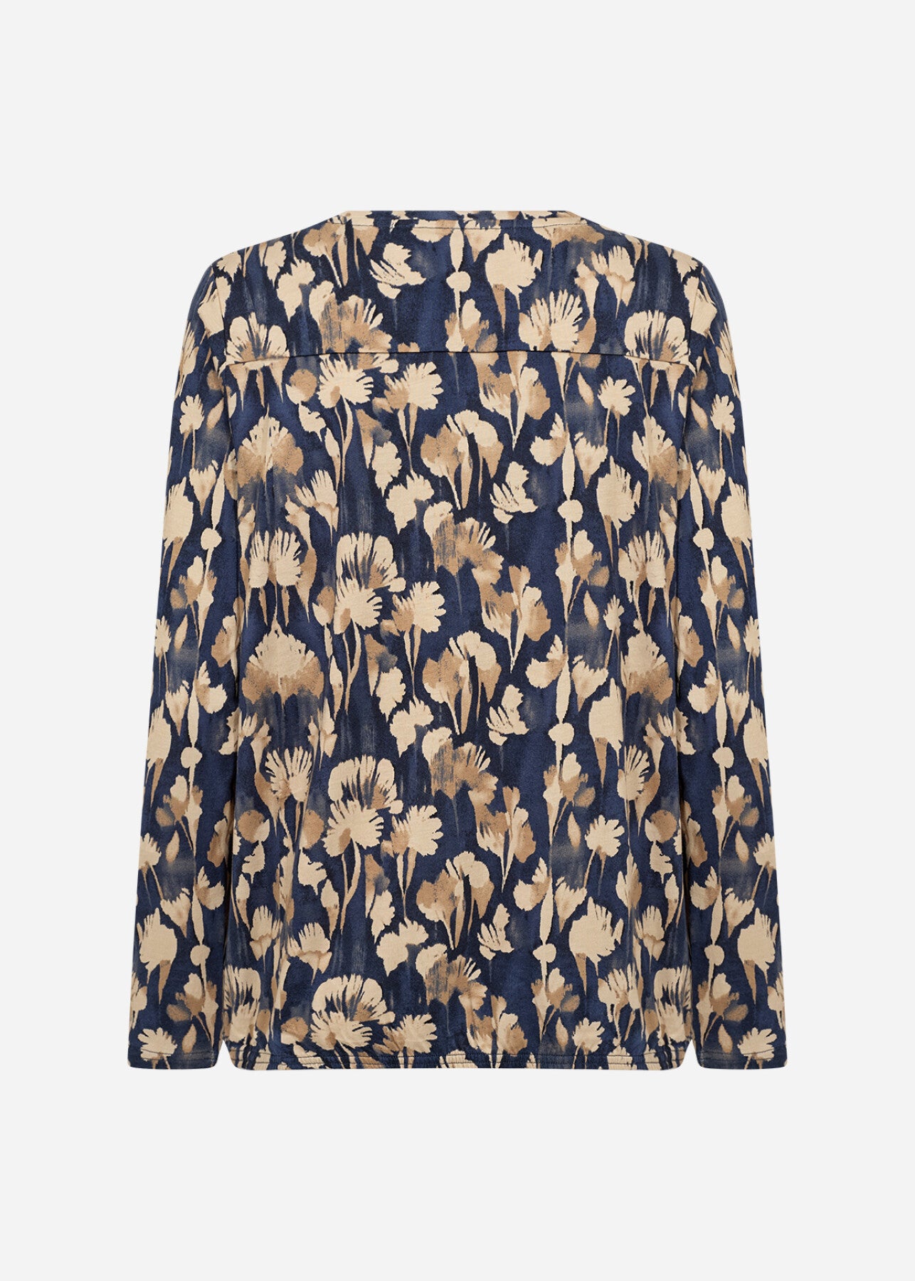 SC-FELICITY AOP 525 Bluse Mørk blå