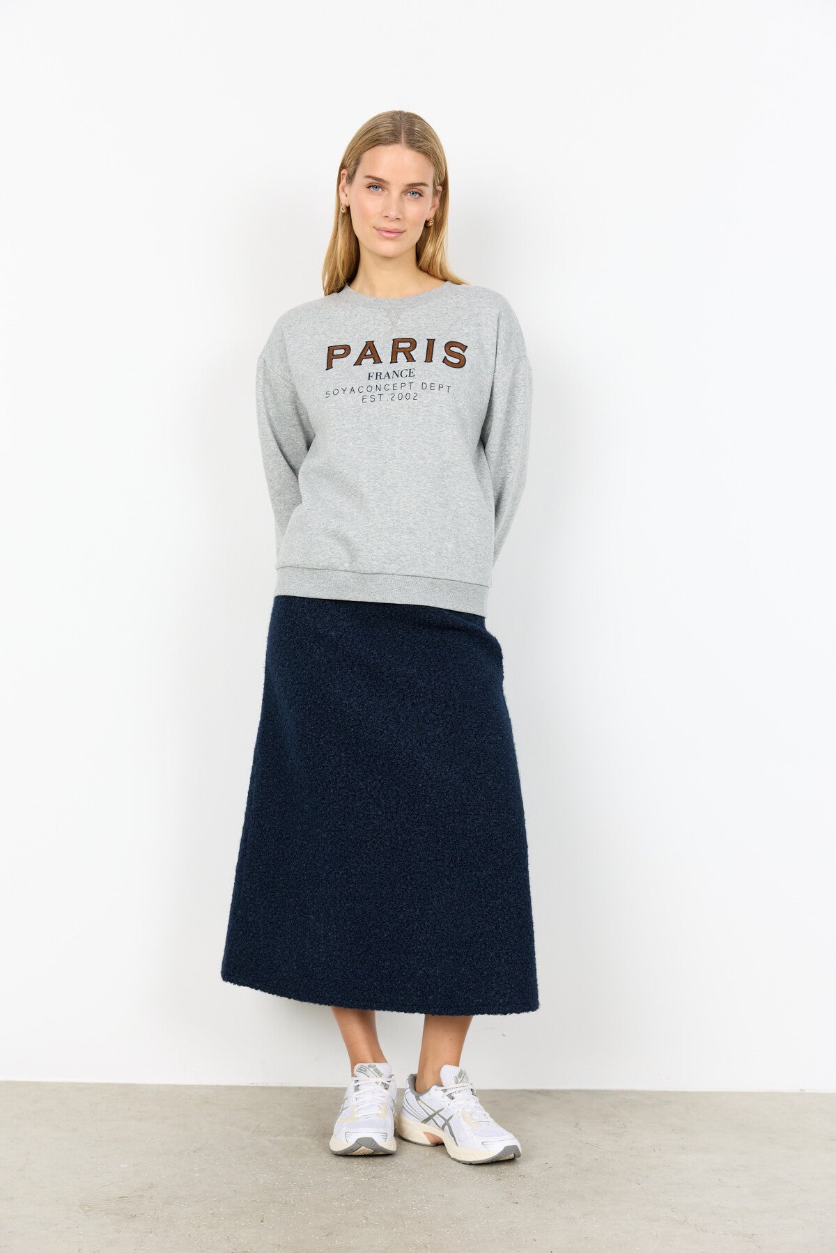 SC-ANGELIN 6 Sweatshirt Lys grå