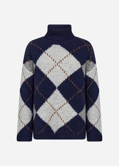 SC-ACACIE 2 Pullover Mørk blå