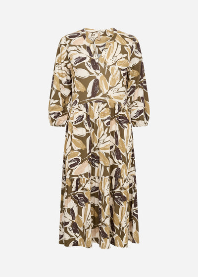 SC-FELICITY AOP 528 Kjole Oliven